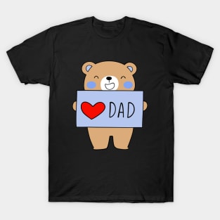 I Love Dad T-Shirt